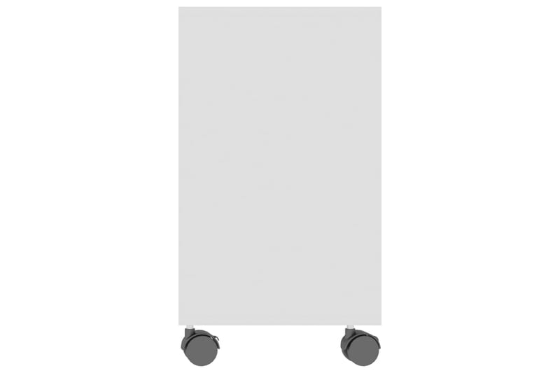 Sivupöytä valkoinen 70x35x55 cm lastulevy - Huonekalut - Pöytä & ruokailuryhmä - Apupöytä & sivupöytä - Tarjotinpöytä & pikkupöytä