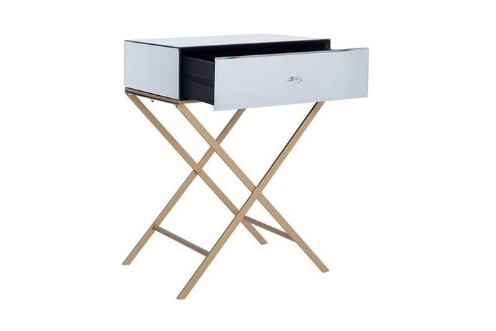 Sivupöytä Vivy 50 cm - Hopea - Tarjotinpöytä & pikkupöytä - Lamppupöytä