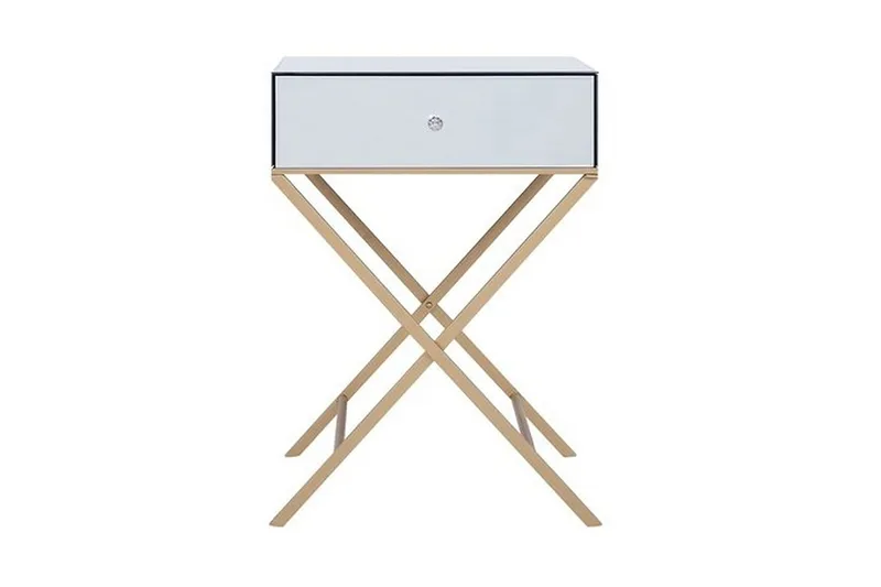 Sivupöytä Vivy 50 cm, Hopea