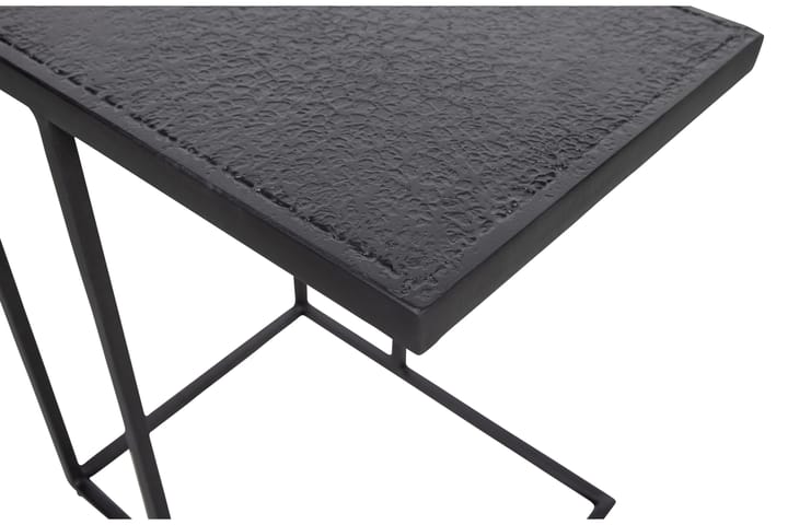 Sivupöytä Wiebe 45 cm - Musta - Tarjotinpöytä & pikkupöytä - Lamppupöytä