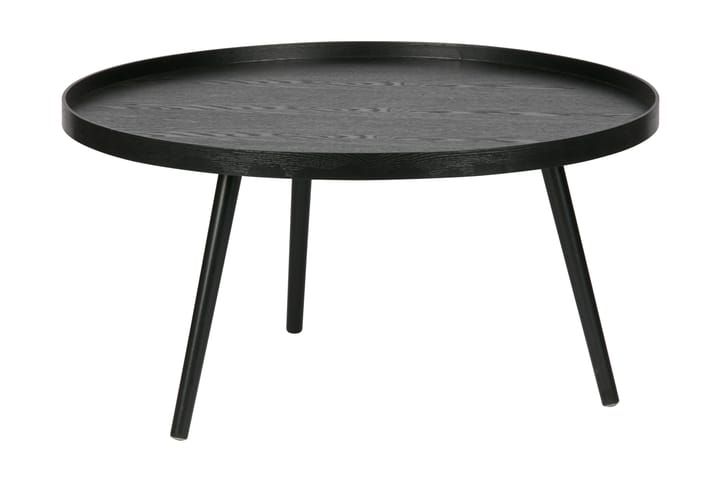 Sivupöytä XL Melchor 78 cm Pyöreä - Musta - Lamppupöytä - Tarjotinpöytä & pikkupöytä