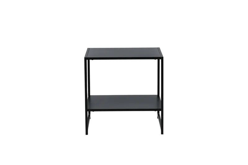 Staal Sivupöytä hyllyllä, Musta