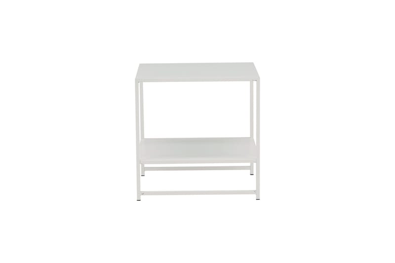 Staal Sivupöytä hyllyllä - Valkoinen - Huonekalut - Pöytä & ruokailuryhmä - Apupöytä & sivupöytä - Tarjotinpöytä & pikkupöytä
