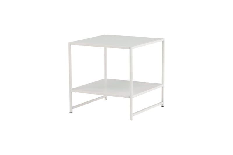 Staal Sivupöytä hyllyllä - Valkoinen - Huonekalut - Pöytä & ruokailuryhmä - Apupöytä & sivupöytä - Tarjotinpöytä & pikkupöytä