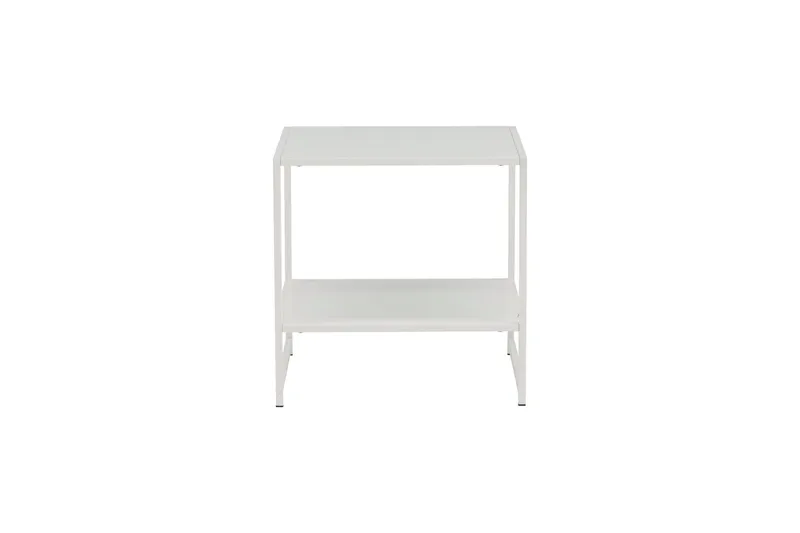 Staal Sivupöytä hyllyllä, Valkoinen