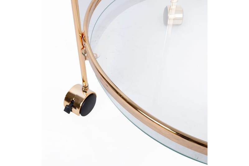 Tarjoilupöytä Genova 80x42x80 cm Vaaleanruskea - Huonekalut - Pöytä & ruokailuryhmä - Apupöytä & sivupöytä - Tarjotinpöytä & pikkupöytä