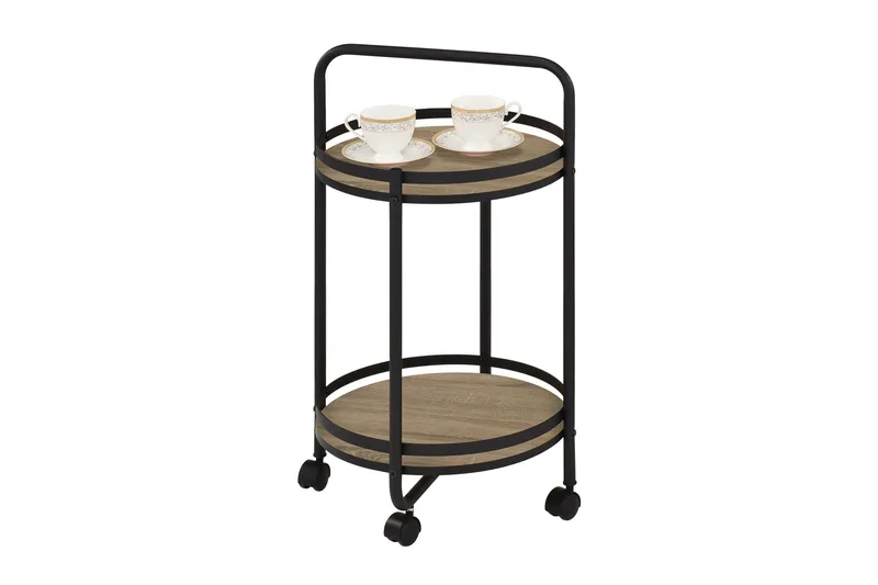 Tarjoilupöytä Genua 52x52x79 cm Kulta - Huonekalut - Pöytä & ruokailuryhmä - Apupöytä & sivupöytä - Tarjotinpöytä & pikkupöytä