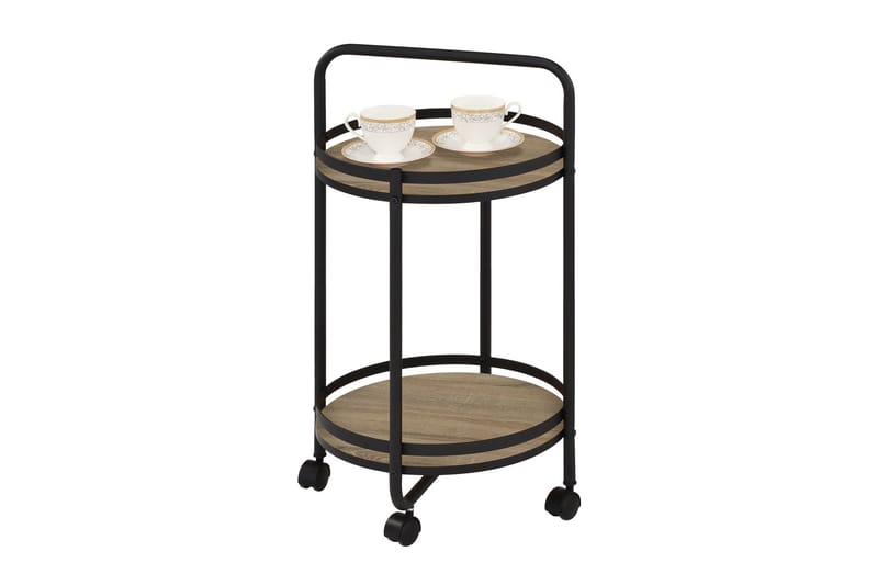 Tarjoilupöytä Genua 52x52x79 cm Kulta - Huonekalut - Pöytä & ruokailuryhmä - Apupöytä & sivupöytä - Tarjotinpöytä & pikkupöytä