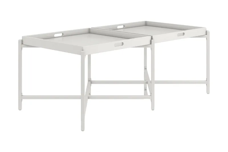 Tarjotinpöytä Coco 121 cm Valkoinen, undefined