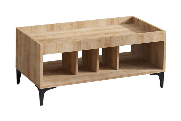 Tarjotinpöytä Lukenya 100 cm - Luonnonväri/Musta - Tarjotinpöytä & pikkupöytä