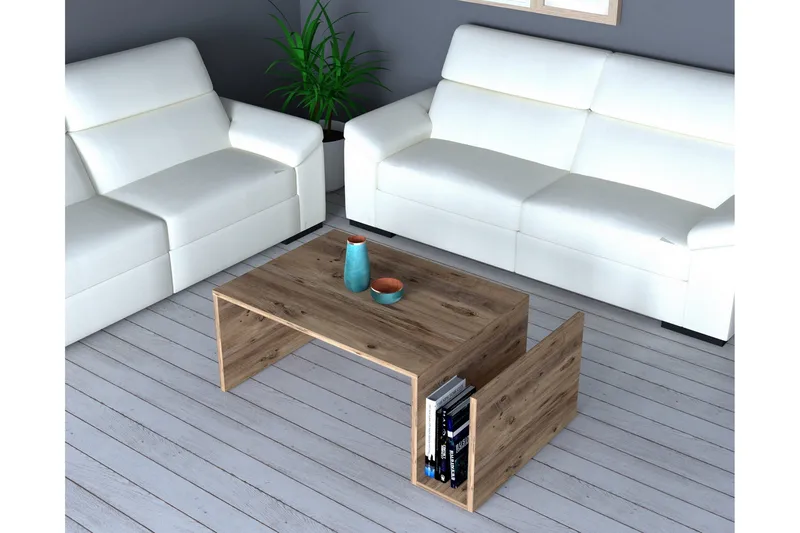 Tarjotinpöytä Memenil 87 cm - Ruskea - Huonekalut - Pöytä & ruokailuryhmä - Apupöytä & sivupöytä - Tarjotinpöytä & pikkupöytä