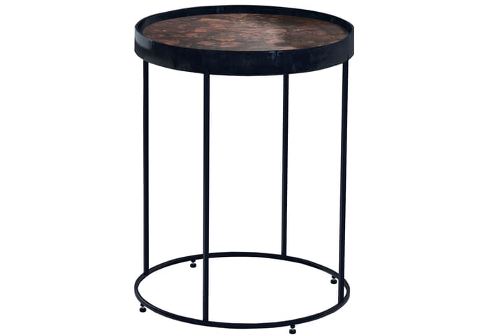 Tarjotinpöytä Mithikie 36x36 cm - Tummanruskea - Tarjotinpöytä & pikkupöytä