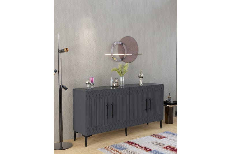 Tavrosen Konsolipöytä 150 cm - Antrasiitti - Huonekalut - Pöytä & ruokailuryhmä - Apupöytä & sivupöytä - Konsolipöytä