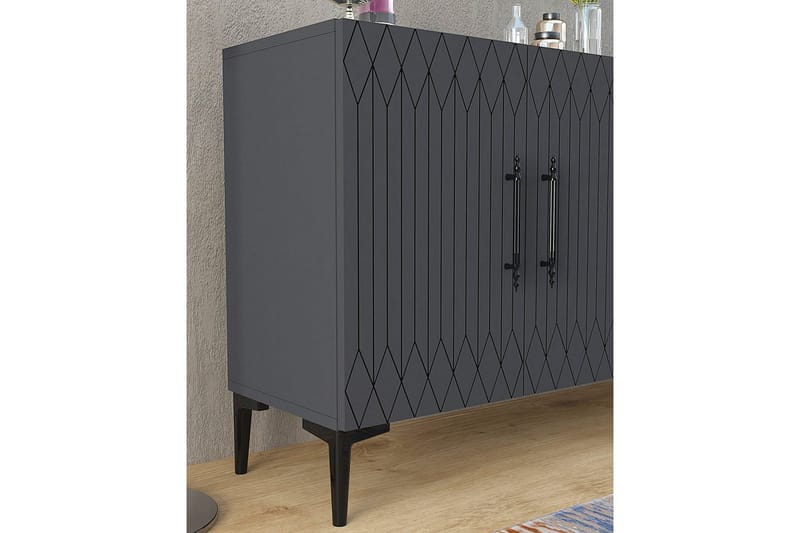 Tavrosen Konsolipöytä 150 cm - Antrasiitti - Huonekalut - Pöyt�ä & ruokailuryhmä - Apupöytä & sivupöytä - Konsolipöytä