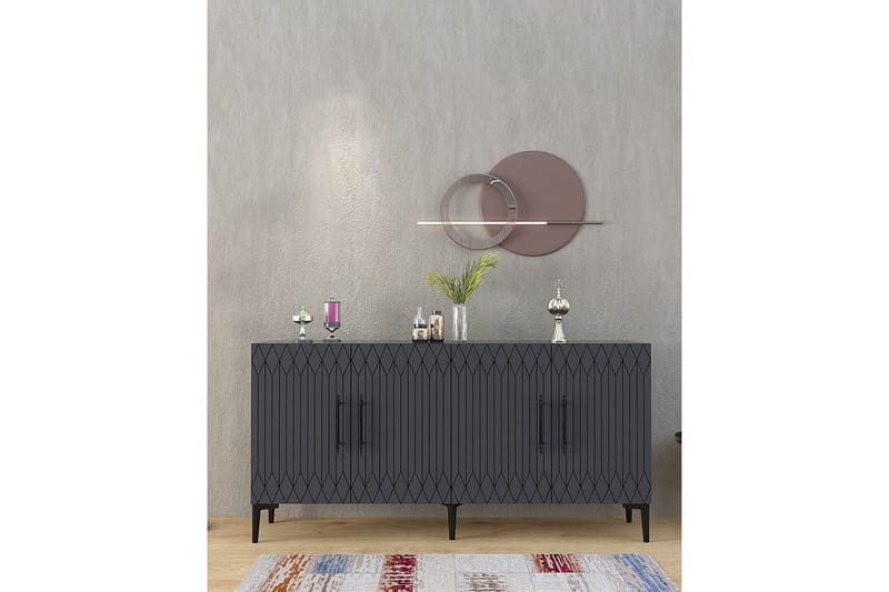 Tavrosen Konsolipöytä 150 cm - Antrasiitti - Huonekalut - Pöytä & ruokailuryhmä - Apupöytä & sivupöytä - Konsolipöytä