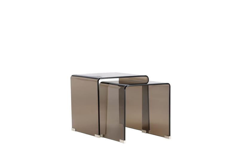 Telemark sivupöytä 36 cm - Ruskeasävyinen lasi - Huonekalut - Pöytä & ruokailuryhmä - Apupöytä & sivupöytä - Sarjapöytä