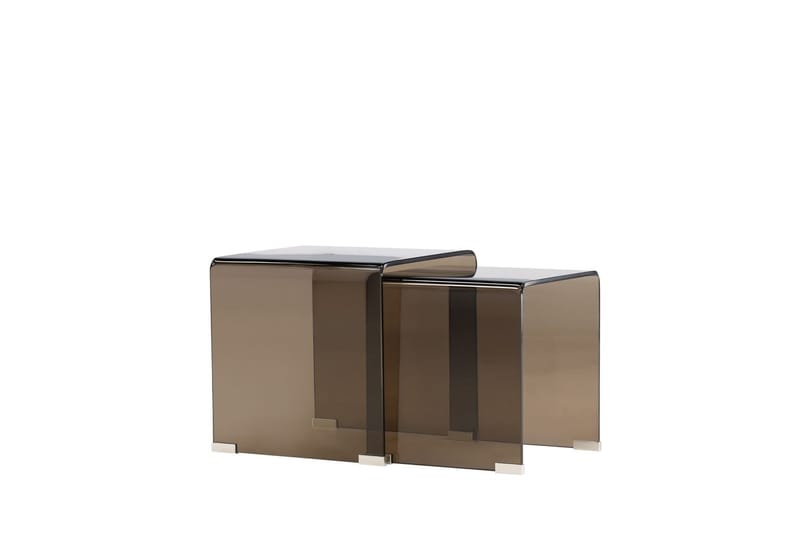 Telemark sivupöytä 36 cm - Ruskeasävyinen lasi - Huonekalut - Pöytä & ruokailuryhmä - Apupöytä & sivupöytä - Sarjapöytä