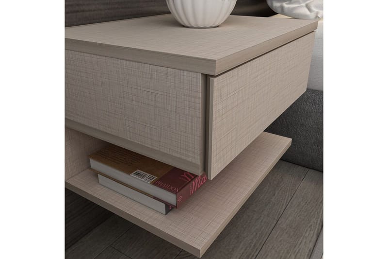 Telo Yöpöytä 45 cm - Beige - Huonekalut - Pöytä & ruokailuryhmä - Apupöytä & sivupöytä - Yöpöytä