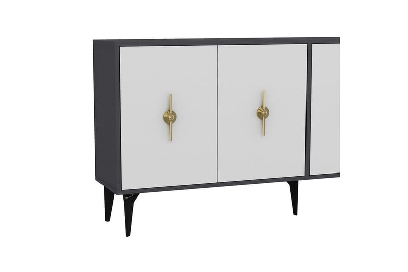 Thylen Konsolipöytä 180 cm - Antrasiitti/Valkoinen - Huonekalut - Pöytä & ruokailuryhmä - Apupöytä & sivupöytä - Konsolipöytä