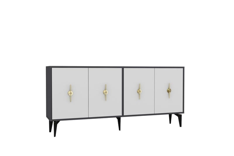 Thylen Konsolipöytä 180 cm - Antrasiitti/Valkoinen - Huonekalut - Pöytä & ruokailuryhmä - Apupöytä & sivupöytä - Konsolipöytä