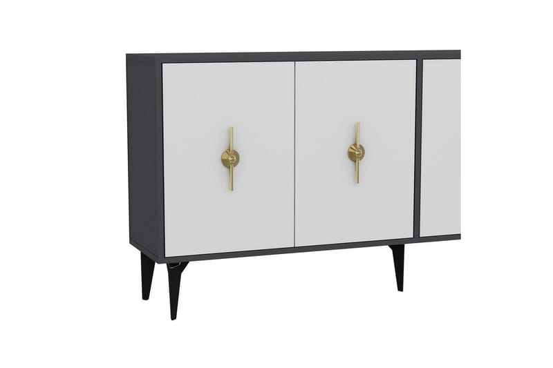 Thylen Konsolipöytä 180 cm - Antrasiitti/Valkoinen - Huonekalut - Pöytä & ruokailuryhmä - Apupöytä & sivupöytä - Konsolipöytä