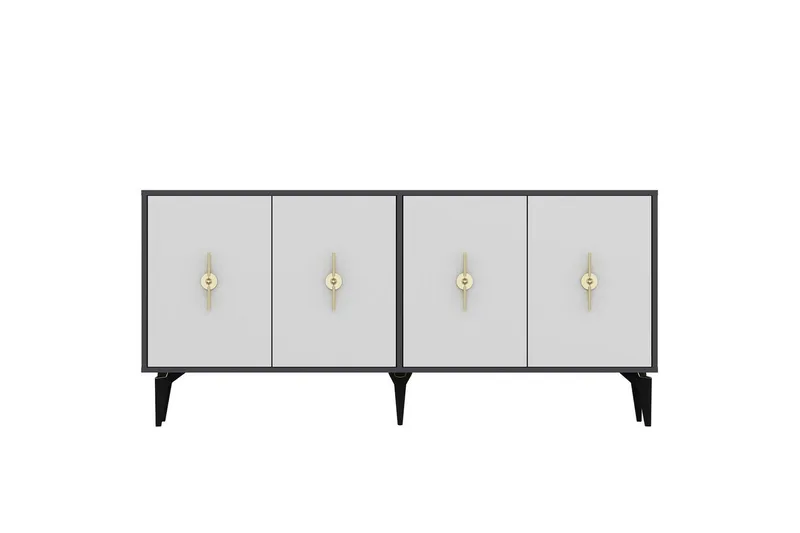 Thylen Konsolipöytä 180 cm - Antrasiitti/Valkoinen - Huonekalut - Pöytä & ruokailuryhmä - Apupöytä & sivupöytä - Konsolipöytä