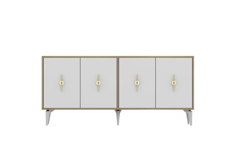 Thylen Konsolipöytä 180 cm, Tammi/Valkoinen