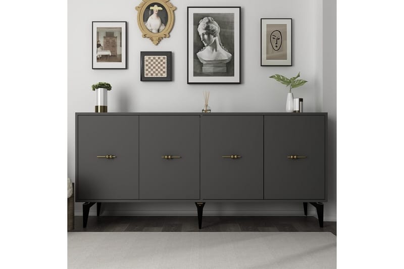 Thyros Konsolipöytä 180 cm - Antrasiitti - Huonekalut - Pöytä & ruokailuryhmä - Apupöytä & sivupöytä - Konsolipöytä