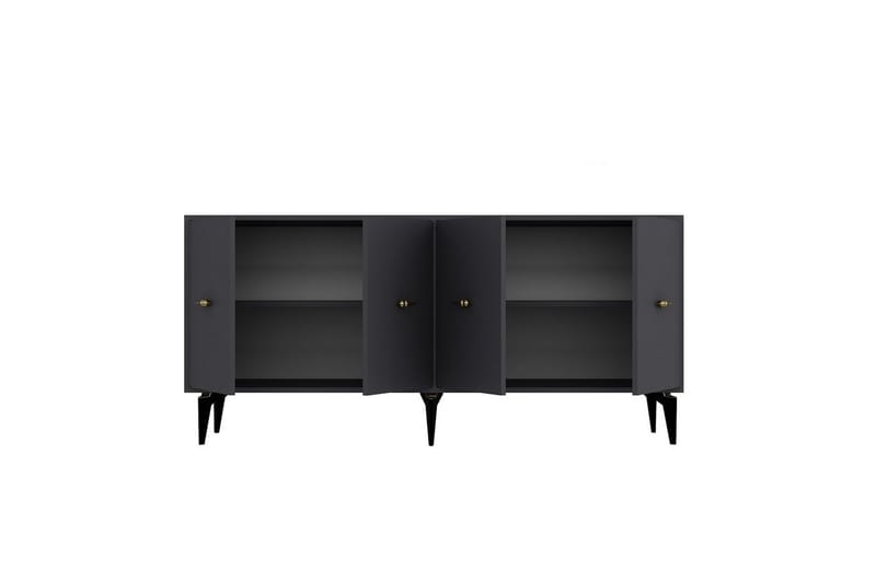 Thyros Konsolipöytä 180 cm - Antrasiitti - Huonekalut - Pöytä & ruokailuryhmä - Apupöytä & sivupöytä - Konsolipöytä