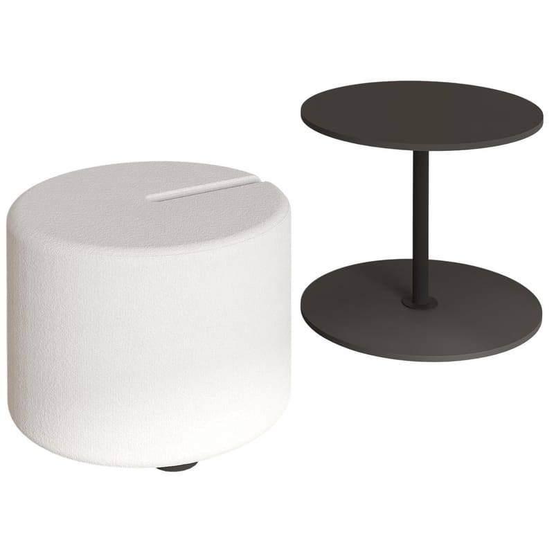 Torven sivupöytäsetti 43x47x43 cm - Antrasiitti - Huonekalut - Pöytä & ruokailuryhmä - Apupöytä & sivupöytä - Tarjotinpöytä & pikkupöytä