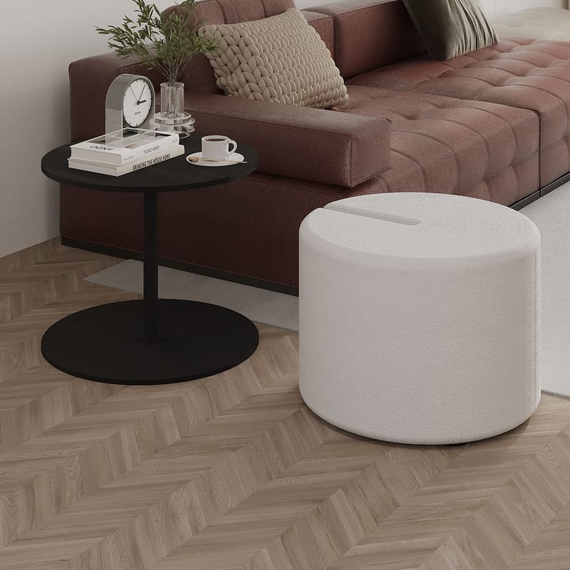 Torven sivupöytäsetti 43x47x43 cm - Musta - Huonekalut - Pöytä & ruokailuryhmä - Apupöytä & sivupöytä - Tarjotinpöytä & pikkupöytä