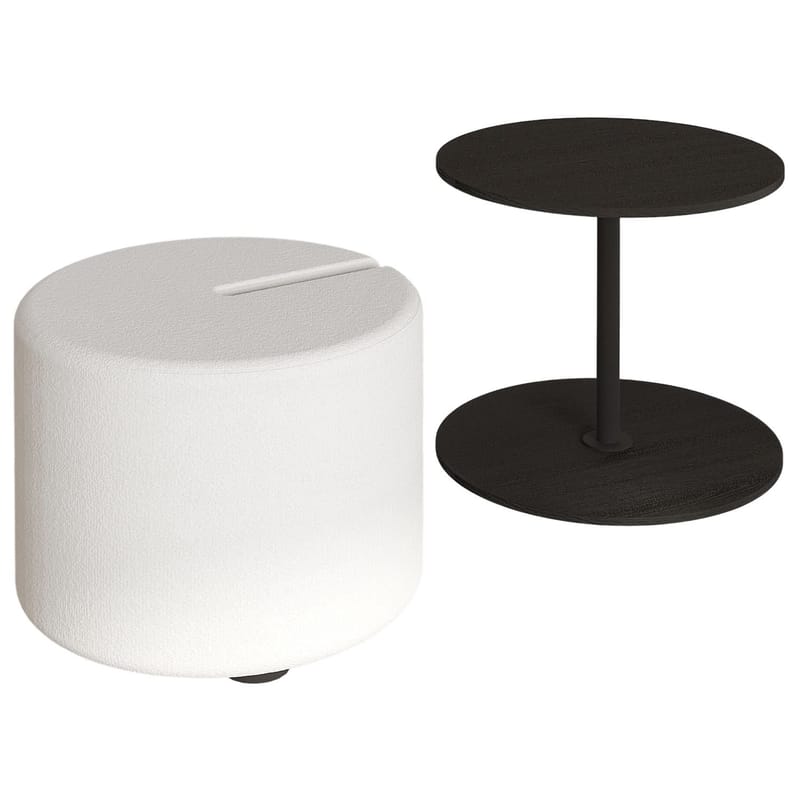 Torven sivupöytäsetti 43x47x43 cm - Musta - Huonekalut - Pöytä & ruokailuryhmä - Apupöytä & sivupöytä - Tarjotinpöytä & pikkupöytä