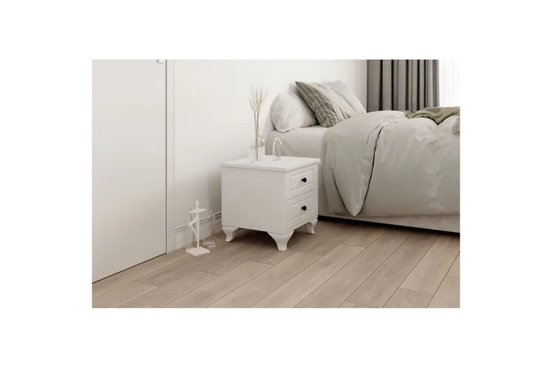 Torvenn Yöpöytä 45 cm - Matta Valkoinen - Huonekalut - Pöytä & ruokailuryhmä - Apupöytä & sivupöytä - Yöpöytä