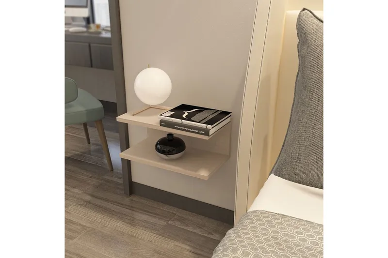 Torvic Yöpöytä 45 cm - Beige - Huonekalut - Pöytä & ruokailuryhmä - Apupöytä & sivupöytä - Yöpöytä