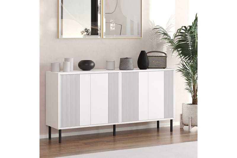 Trilo Konsolipöytä 150 cm - Valkoinen - Huonekalut - Pöytä & ruokailuryhmä - Apupöytä & sivupöytä - Konsolipöytä