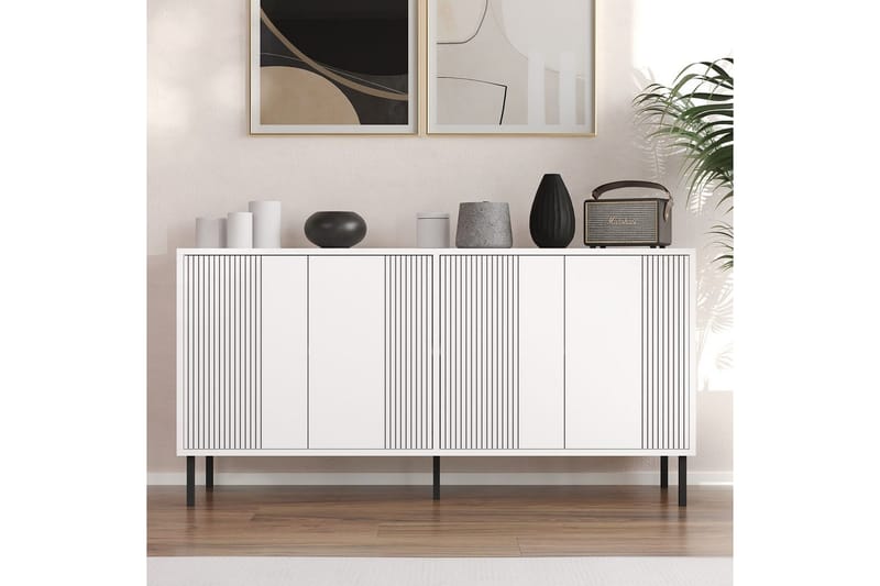 Trilo Konsolipöytä 150 cm - Valkoinen - Huonekalut - Pöytä & ruokailuryhmä - Apupöytä & sivupöytä - Konsolipöytä