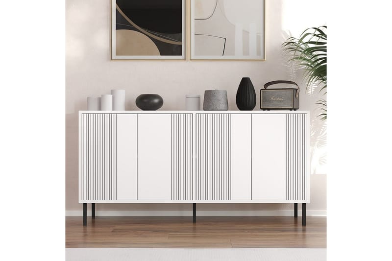 Trilo Konsolipöytä 150 cm - Valkoinen - Huonekalut - Pöytä & ruokailuryhmä - Apupöytä & sivupöytä - Konsolipöytä