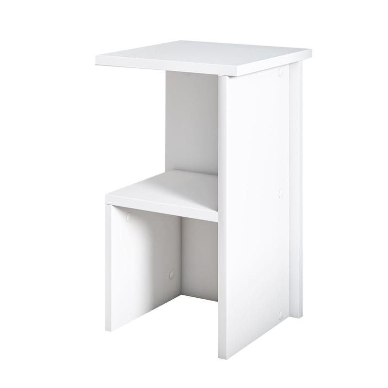 Tunel yöpöytä 29,6x50x29,6 cm - Valkoinen - Huonekalut - Pöytä & ruokailuryhmä - Apupöytä & sivupöytä - Yöpöytä