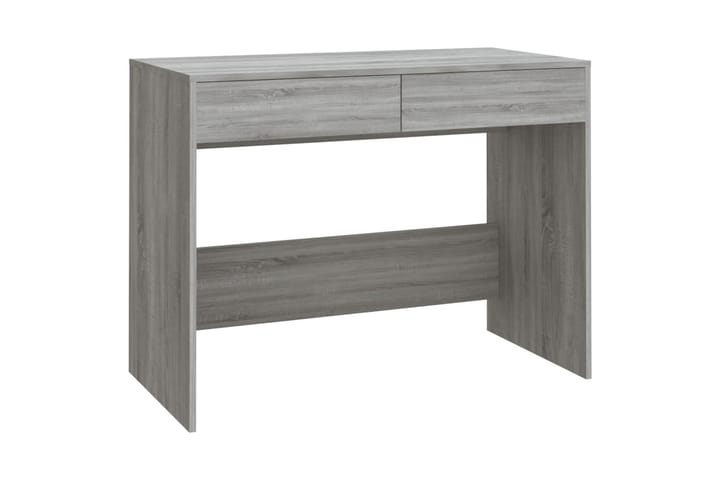 Työpöytä harmaa Sonoma-tammi 101x50x76,5 cm lastulevy - Harmaa - Yöpöytä