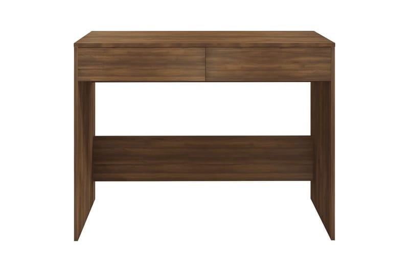 Työpöytä ruskea tammi 101x50x76,5 cm lastulevy - Ruskea - Huonekalut - Pöytä & ruokailuryhmä - Apupöytä & sivupöytä - Yöpöytä