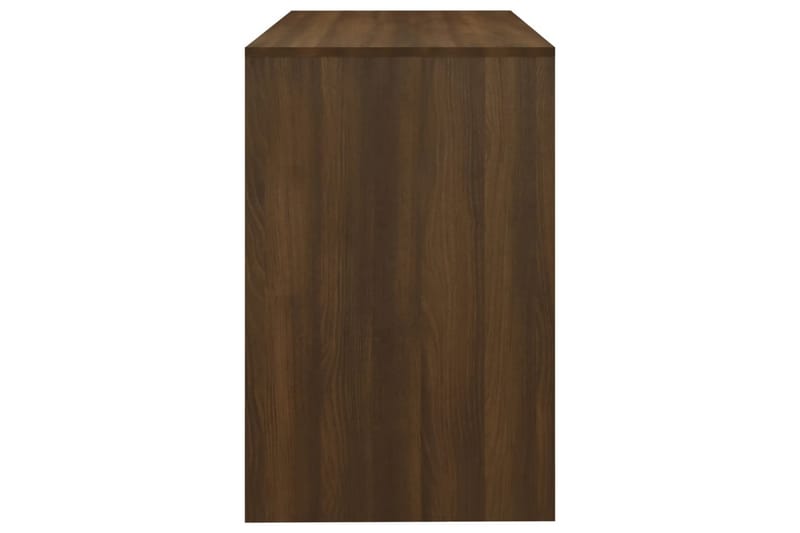 Työpöytä ruskea tammi 101x50x76,5 cm lastulevy - Ruskea - Huonekalut - Pöytä & ruokailuryhmä - Apupöytä & sivupöytä - Yöpöytä
