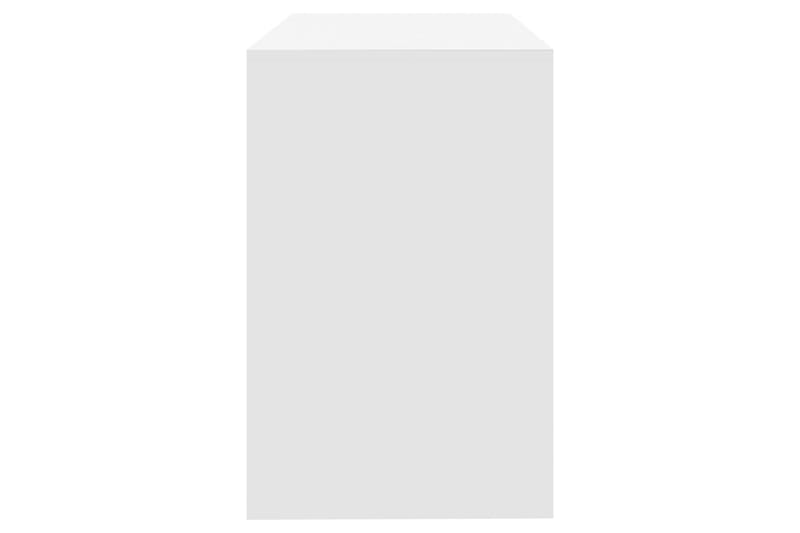 Työpöytä valkoinen 101x50x76,5 cm lastulevy - Valkoinen - Huonekalut - Pöytä & ruokailuryhmä - Apupöytä & sivupöytä - Yöpöytä