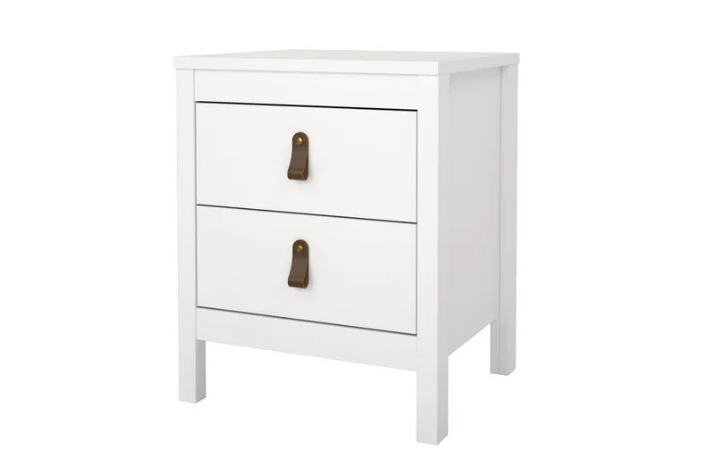 Vallvidera Yöpöytä 44 cm, Valkoinen