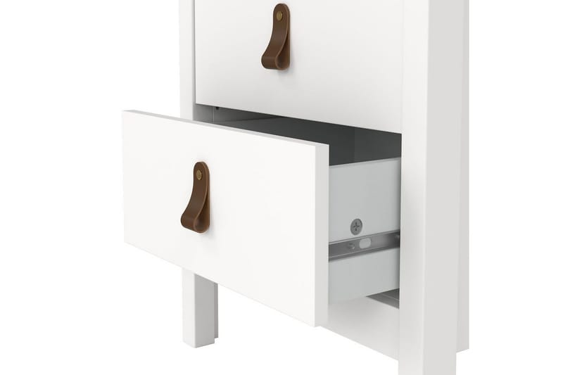 Vallvidera Yöpöytä 44 cm - Valkoinen - Huonekalut - Pöytä & ruokailuryhmä - Apupöytä & sivupöytä - Yöpöytä