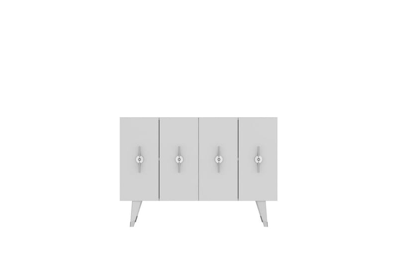 Varen Konsolipöytä 120 cm - Hopea/Valkoinen - Huonekalut - Pöytä & ruokailuryhmä - Apupöytä & sivupöytä - Konsolipöytä