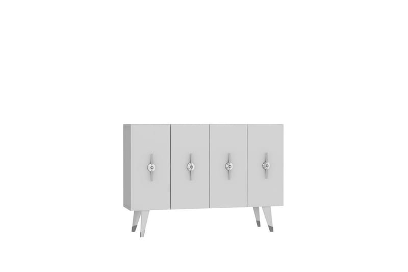 Varen Konsolipöytä 120 cm - Hopea/Valkoinen - Huonekalut - Pöytä & ruokailuryhmä - Apupöytä & sivupöytä - Konsolipöytä