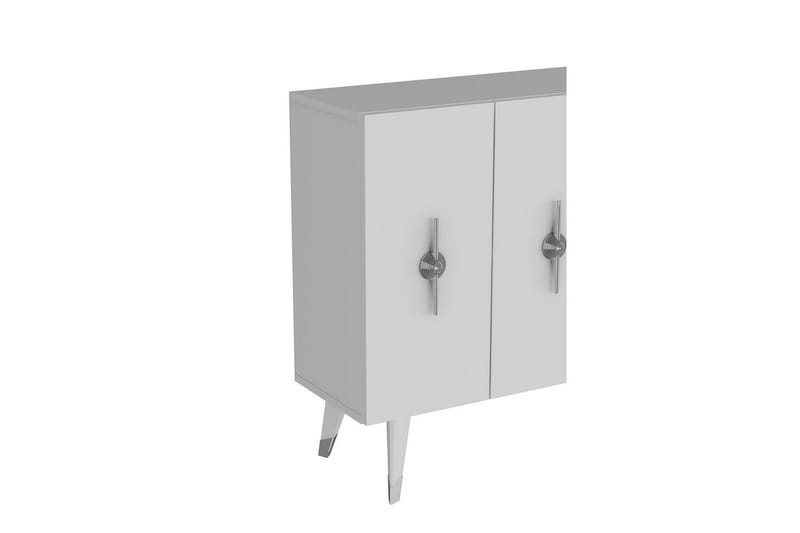 Varen Konsolipöytä 120 cm - Hopea/Valkoinen - Huonekalut - Pöytä & ruokailuryhmä - Apupöytä & sivupöytä - Konsolipöytä