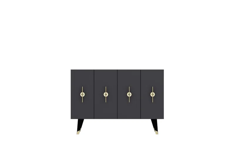 Varen Konsolipöytä 120 cm - Keltainend/Antrasiitti - Huonekalut - Pöytä & ruokailuryhmä - Apupöytä & sivupöytä - Konsolipöytä