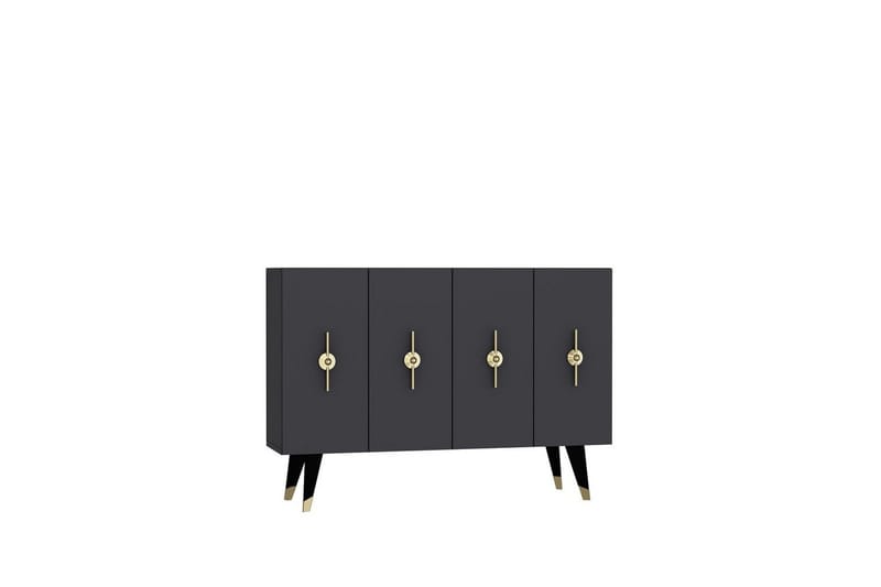 Varen Konsolipöytä 120 cm - Keltainend/Antrasiitti - Huonekalut - Pöytä & ruokailuryhmä - Apupöytä & sivupöytä - Konsolipöytä