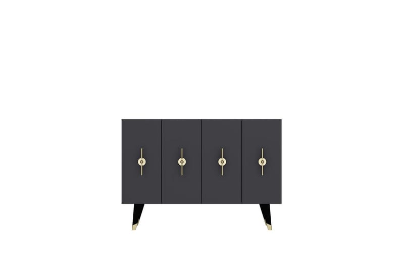 Varen Konsolipöytä 120 cm - Keltainend/Antrasiitti - Huonekalut - Pöytä & ruokailuryhmä - Apupöytä & sivupöytä - Konsolipöytä